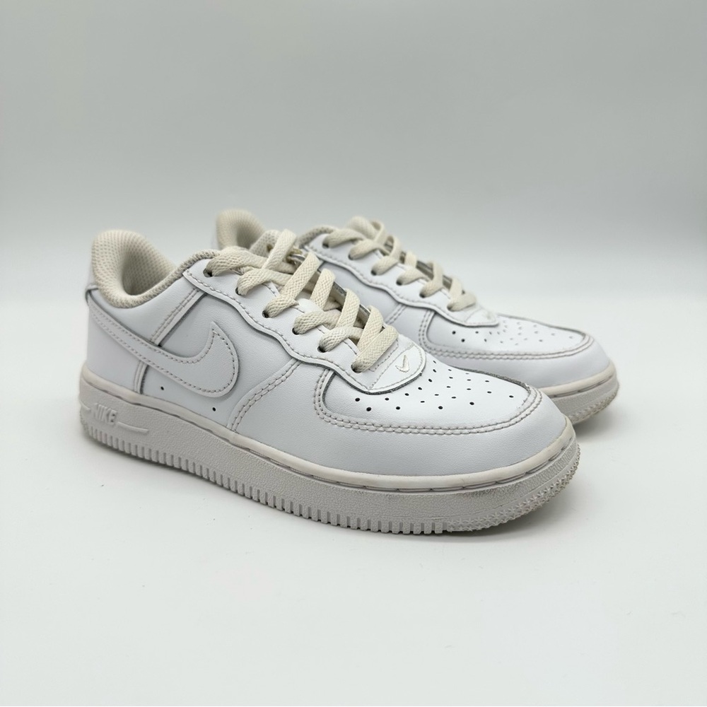 Nike Air Force 1 Low White Leather Sneakers Boys Size 13C Classic Retro Shoes